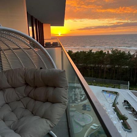 Wave Resort & Spa Magic Apartaments With Sea View ミエンジズドロイェ エクステリア 写真