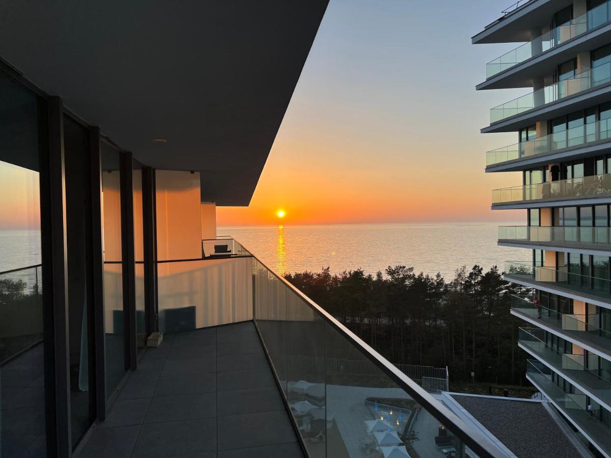 Wave Resort & Spa Magic Apartaments With Sea View ミエンジズドロイェ エクステリア 写真