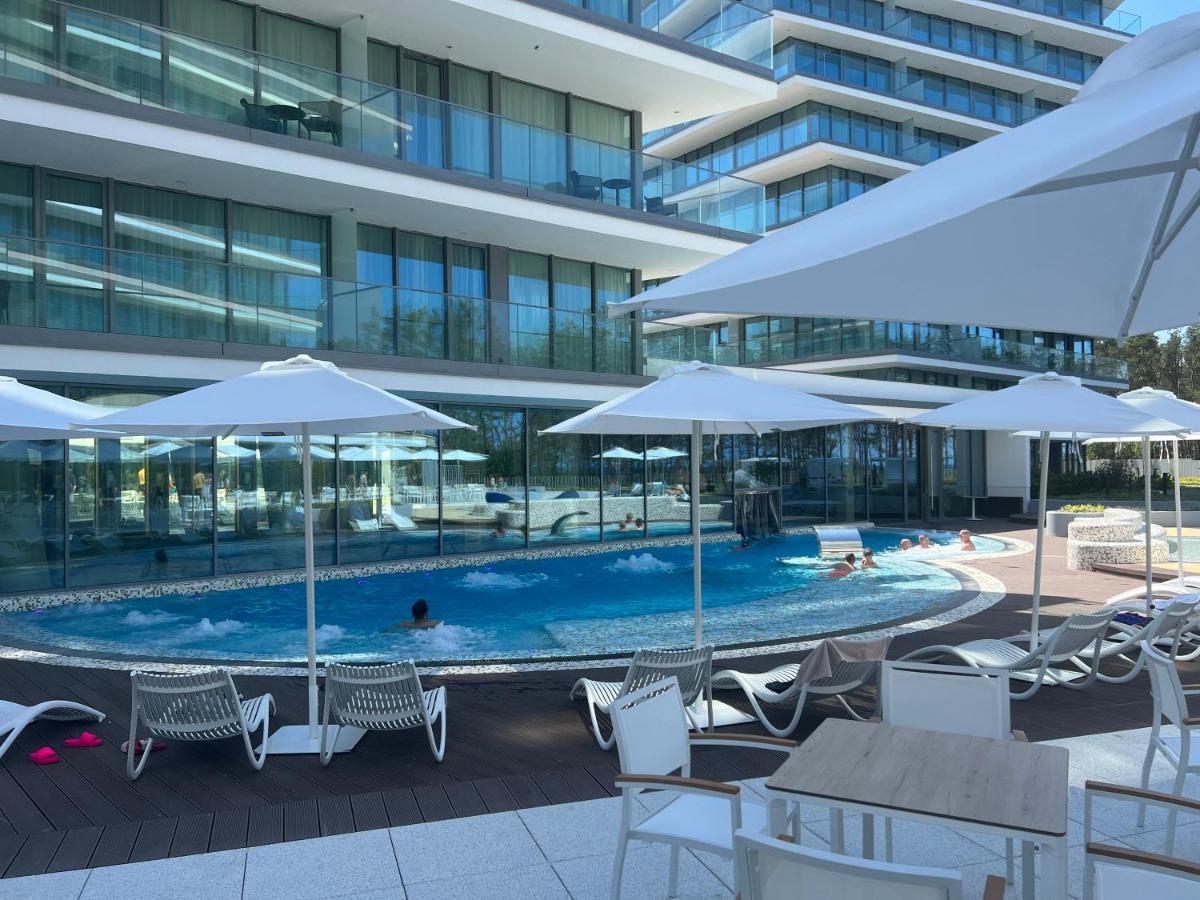 Wave Resort & Spa Magic Apartaments With Sea View ミエンジズドロイェ エクステリア 写真