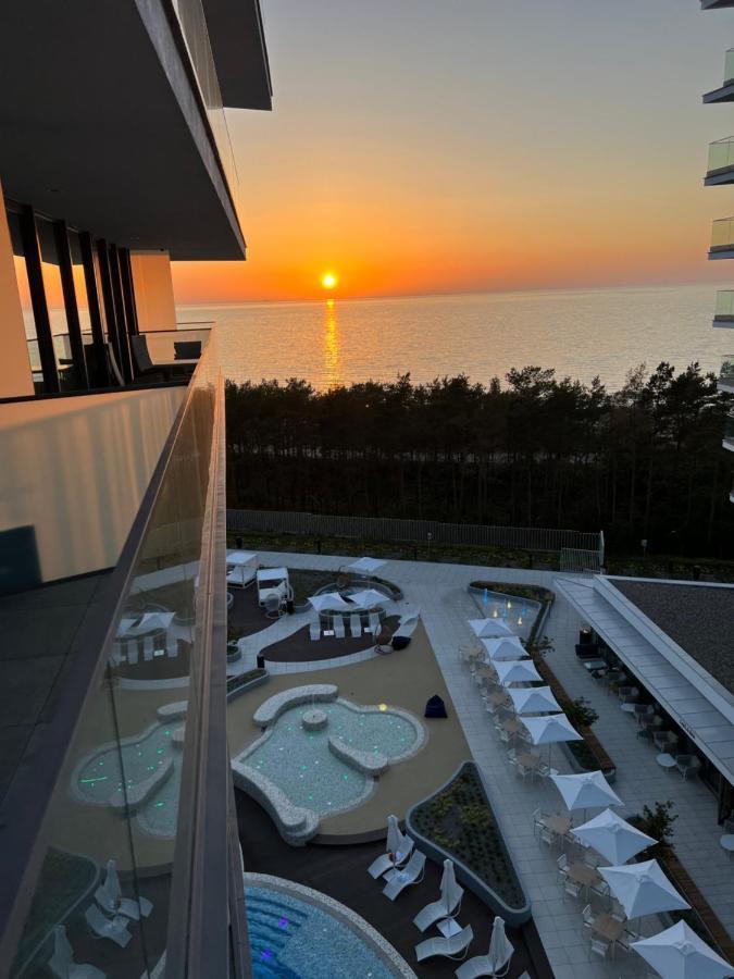 Wave Resort & Spa Magic Apartaments With Sea View ミエンジズドロイェ エクステリア 写真