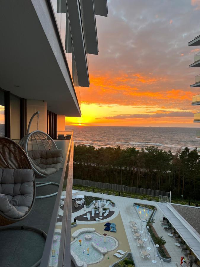 Wave Resort & Spa Magic Apartaments With Sea View ミエンジズドロイェ エクステリア 写真