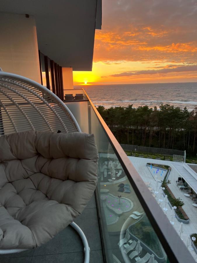 Wave Resort & Spa Magic Apartaments With Sea View ミエンジズドロイェ エクステリア 写真